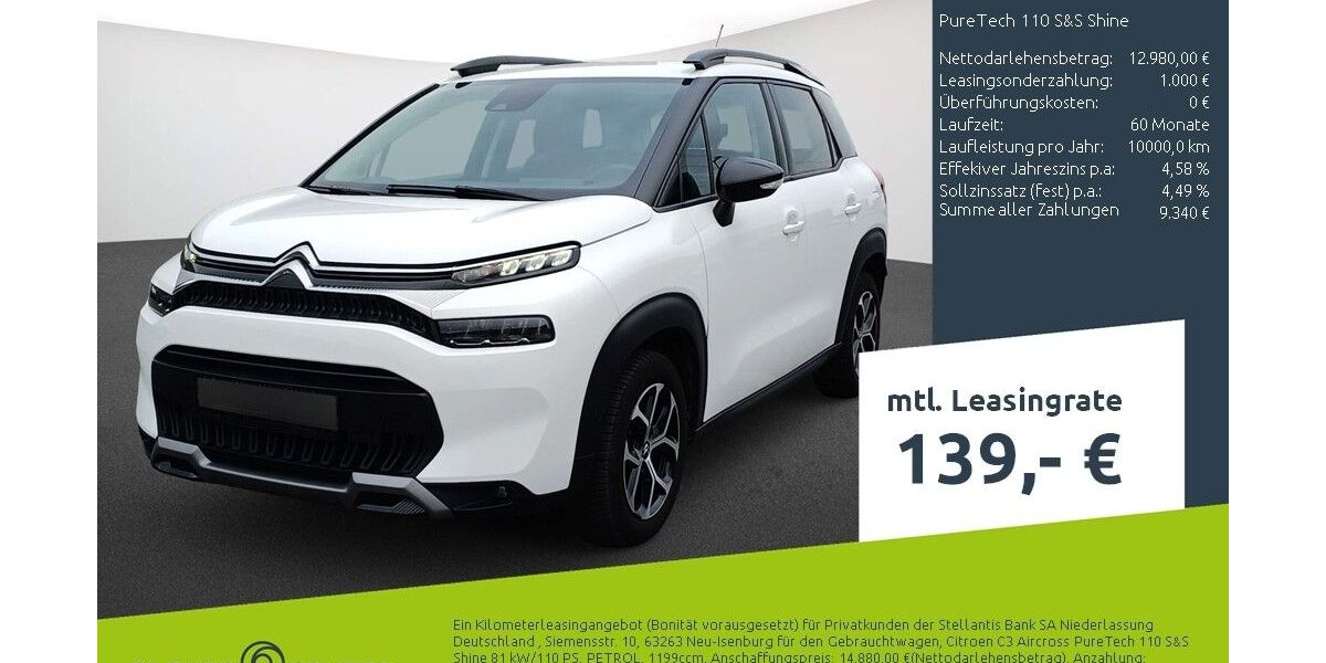 Citroen C3 Aircross 20.146 km 12.988 &euro; Borken 46325