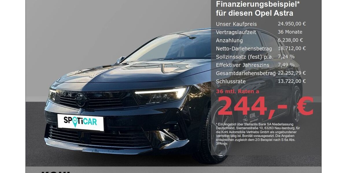 Opel Astra 4.300 km 24.950 &euro; Aachen 52078