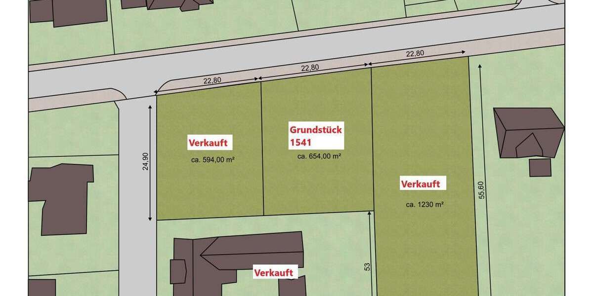 Grundstück zu verkaufen in Sandersdorf-Brehna Zscherndorf 69.900 € 654 m² zimmer