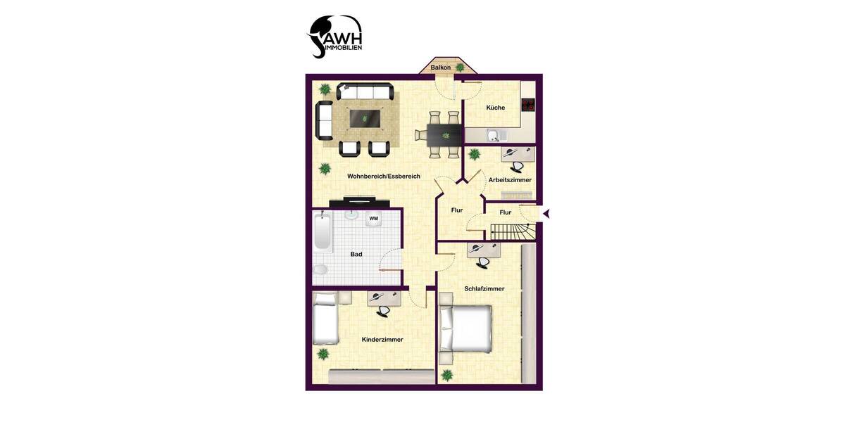 Etagenwohnung Crailsheim - 4 Zimmer, 93 m&sup2;, 800&euro; | Angebot:26694543