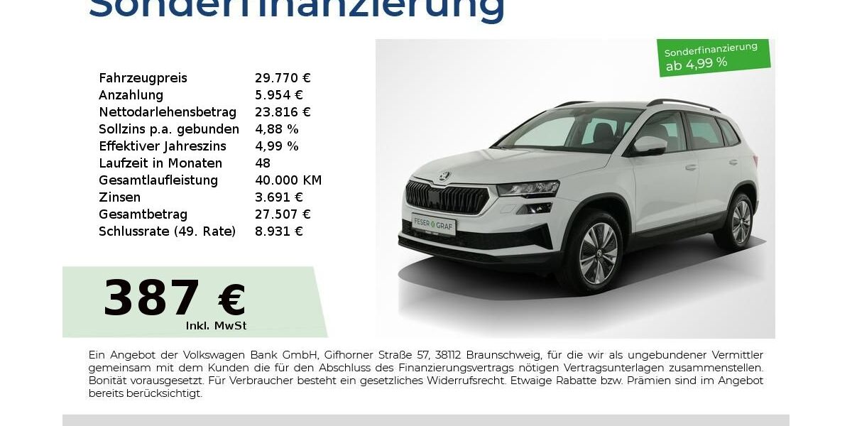 Skoda Karoq 12.450 km 29.770 &euro; Nürnberg 90441