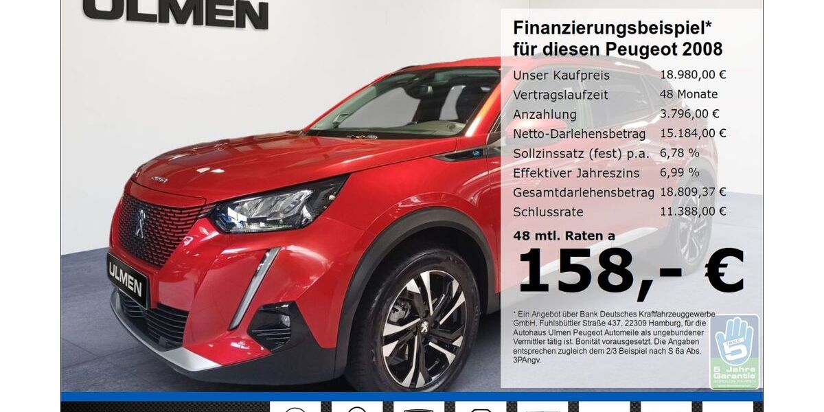 Peugeot 2008 55.485 km 17.980 &euro; Düsseldorf 40233