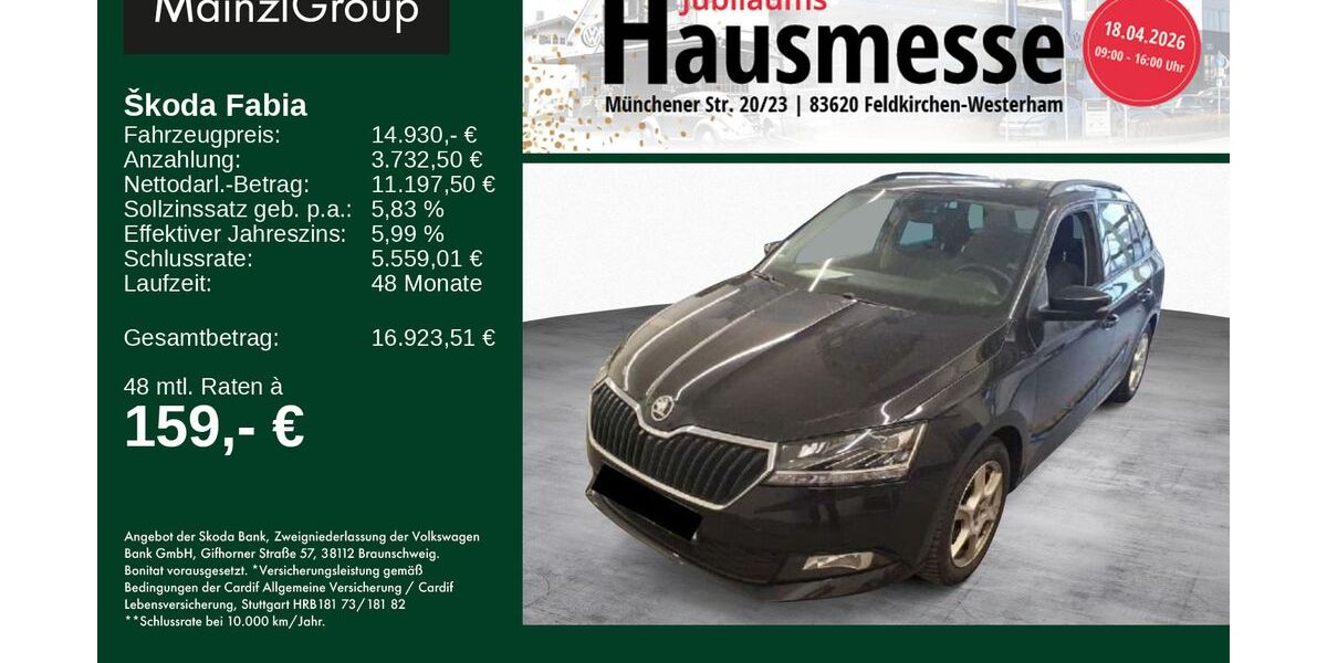 Skoda Fabia 77.696 km 14.930 &euro; Feldkirchen/Westerham 83620