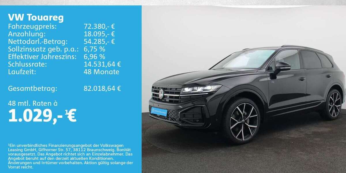 VW Touareg 26.000 km 72.380 &euro; Würzburg 97076