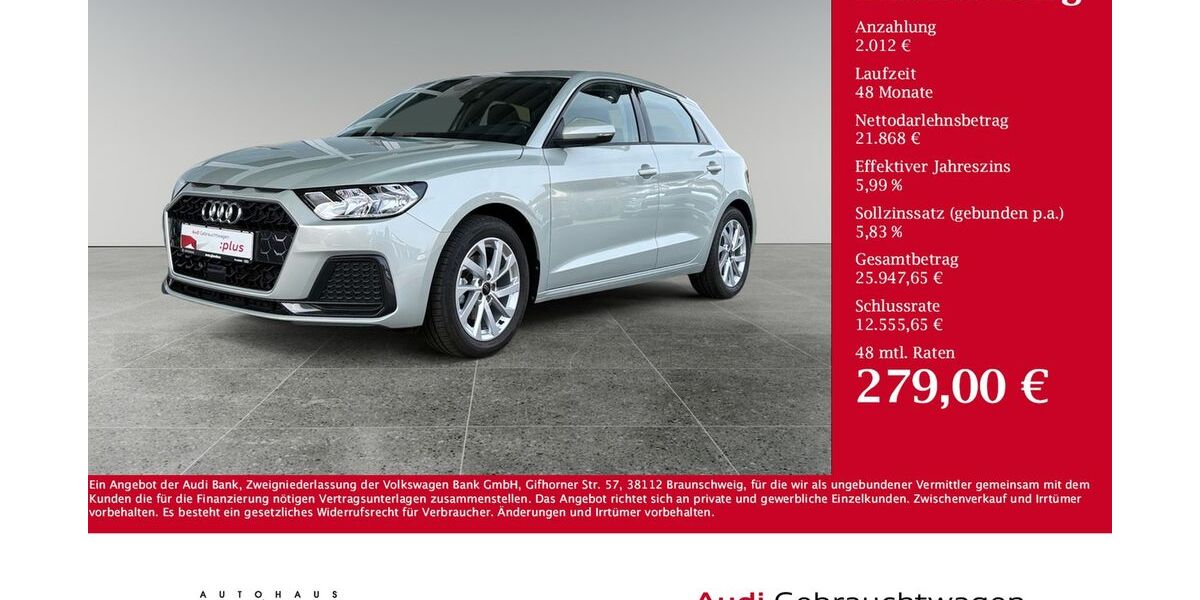 Audi A1 3.435 km 23.880 &euro; Pronsfeld 54597
