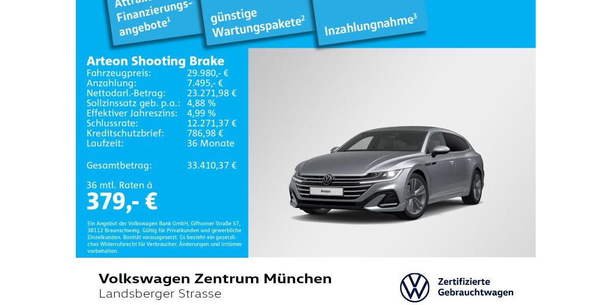 VW Arteon 41.912 km 29.980 &euro; München 80687