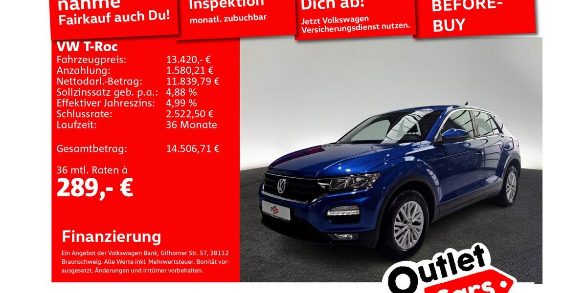 VW T-Roc 67.673 km 12.920 &euro; Senden 89250