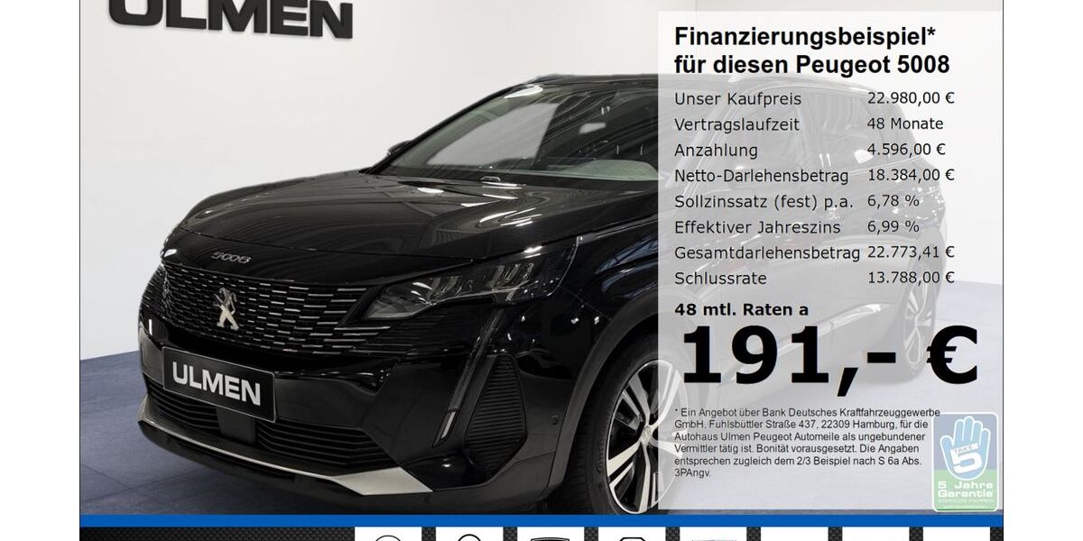 Peugeot 5008 106.108 km 22.980 &euro; Düsseldorf 40233