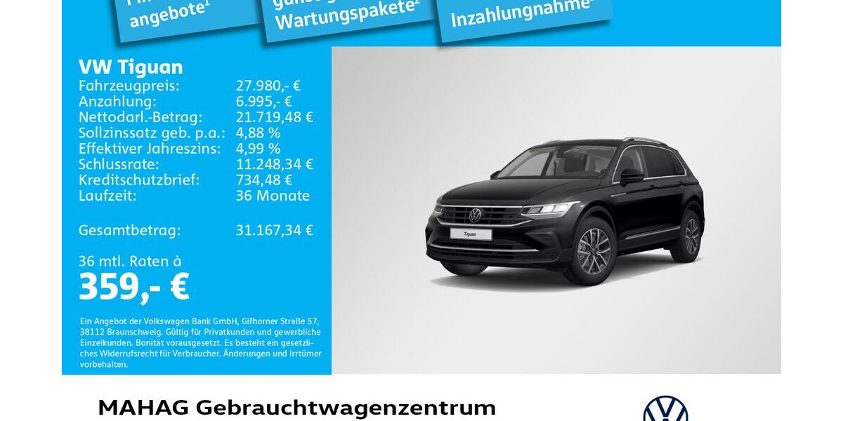 VW Tiguan 57.794 km 27.980 &euro; München 80935