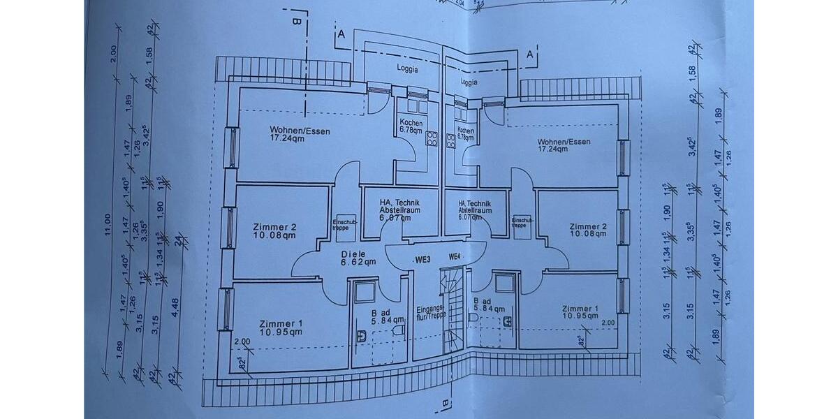 Neubauwohnung DG mit Loggia 3 zimmer
