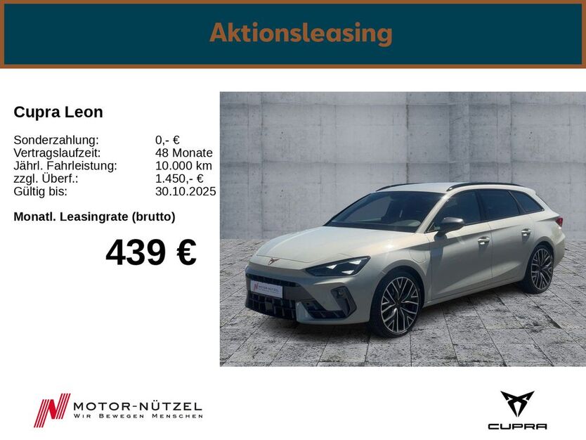 Cupra Leon 1.500 km 47.490 € Mitterteich 95666