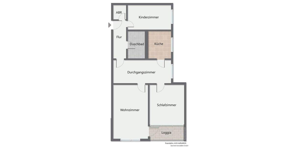 Etagenwohnung Uetersen - 3 Zimmer, 76 m&sup2;, 140.000&euro; | Angebot:25680000