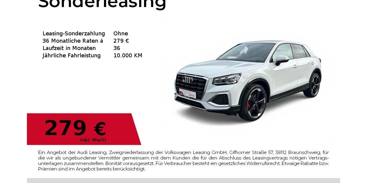 Audi Q2 8.743 km 31.290 &euro; Dessau-Roßlau 06844
