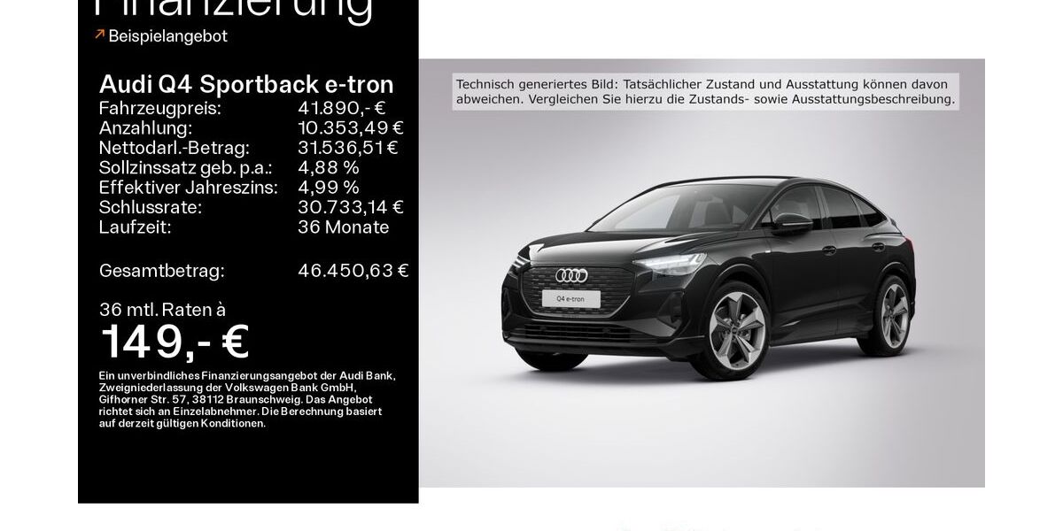 Audi Q4 e-tron 24.731 km 39.890 &euro; Bad Nauheim 61231