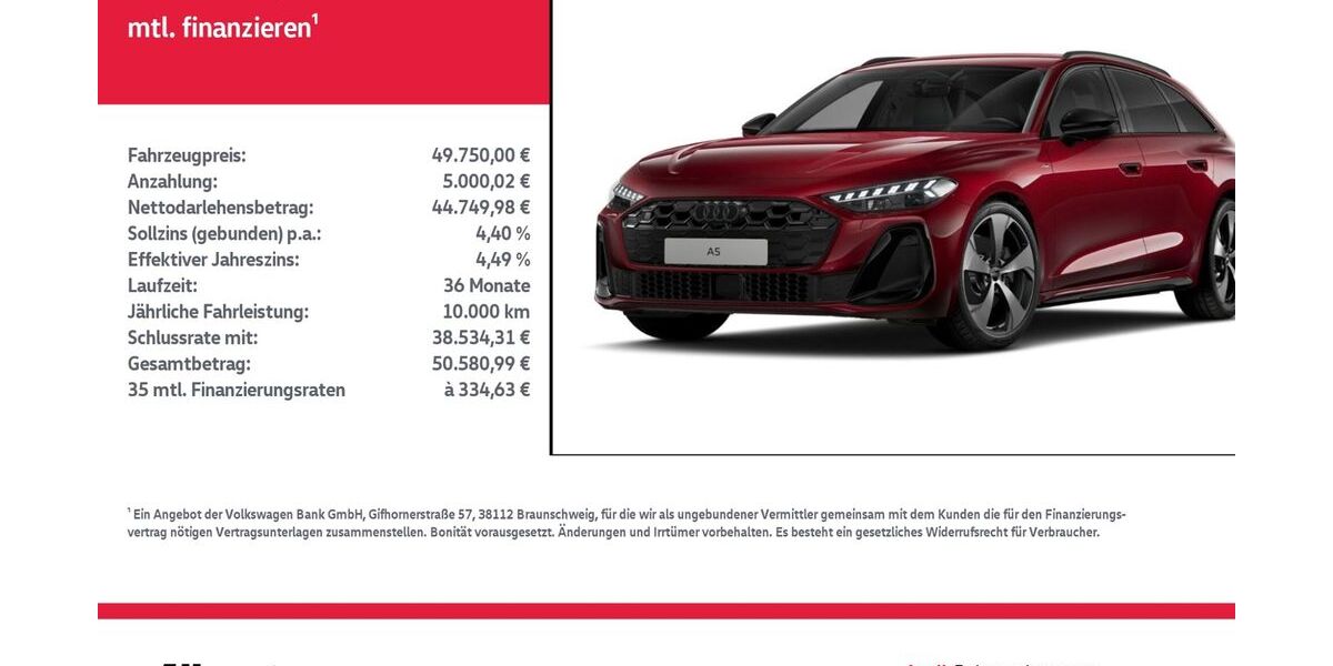 Audi A5 5.910 km 49.750 &euro; Nordhausen 99734