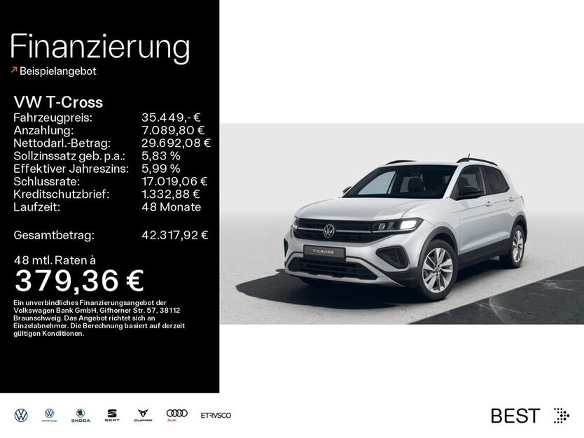 VW T-Cross 2.900 km 35.449 € Mühlheim 63165