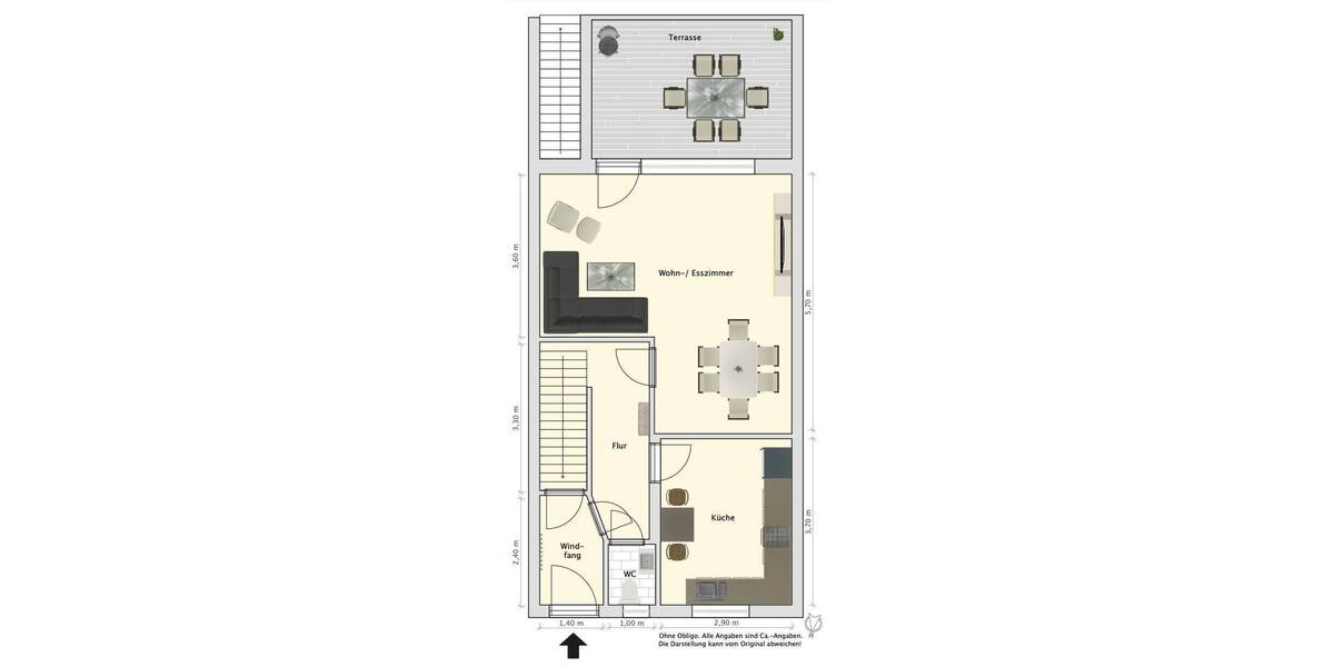 Reihenmittelhaus Wilhelmshaven Altengroden - 5 Zimmer, 96 m&sup2;, 173.000&euro; | Angebot:26825647