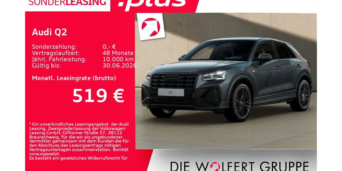 Audi Q2 9.998 km 40.897 &euro; Großwallstadt 63868