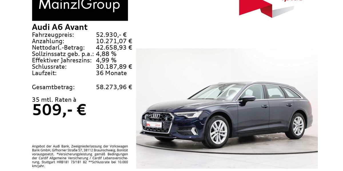 Audi A6 17.700 km 51.990 &euro; Feldkirchen/Westerham 83620
