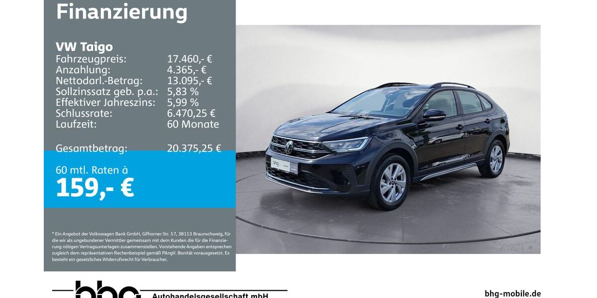 VW Taigo 12.903 km 17.160 &euro; Kehl 77694
