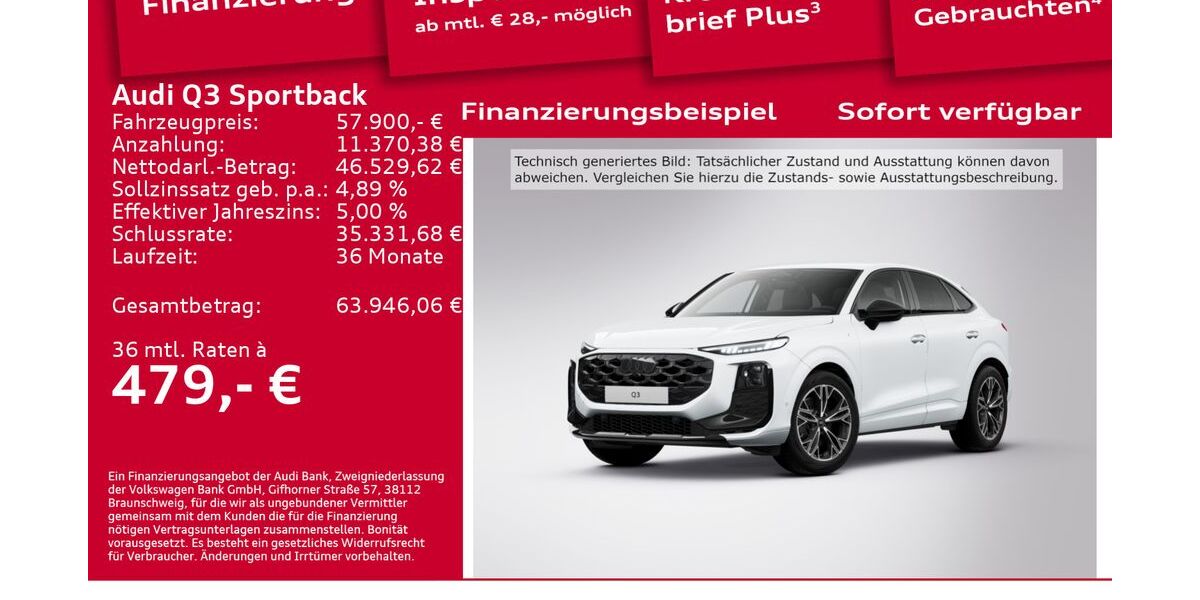 Audi Q3 6.001 km 57.900 &euro; Berlin 12489