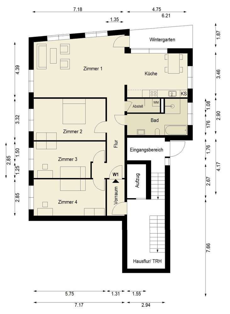 Wohnung zum Kaufen in Berlin 828.000 € 126 m²