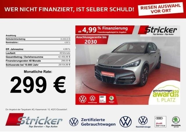 Cupra Tavascan 25.608 km 35.899 € Horn-Bad Meinberg 32805