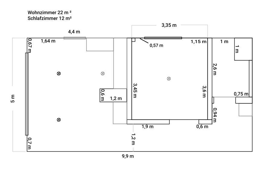 Erdgeschoßwohnung Gießen Schlangenzahl - 2 Zimmer, 50 m&sup2;, 1.000&euro; | Angebot:26071975