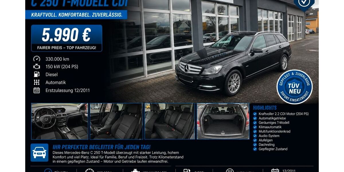 Mercedes-Benz C 250 330.000 km 5.990 &euro; Limburg an der Lahn 65556