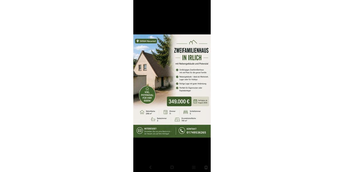 Mehrfamilienhaus, Wohnhaus Kruft - 11 Zimmer, 246 m&sup2;, 349.000&euro; | Angebot:26896423