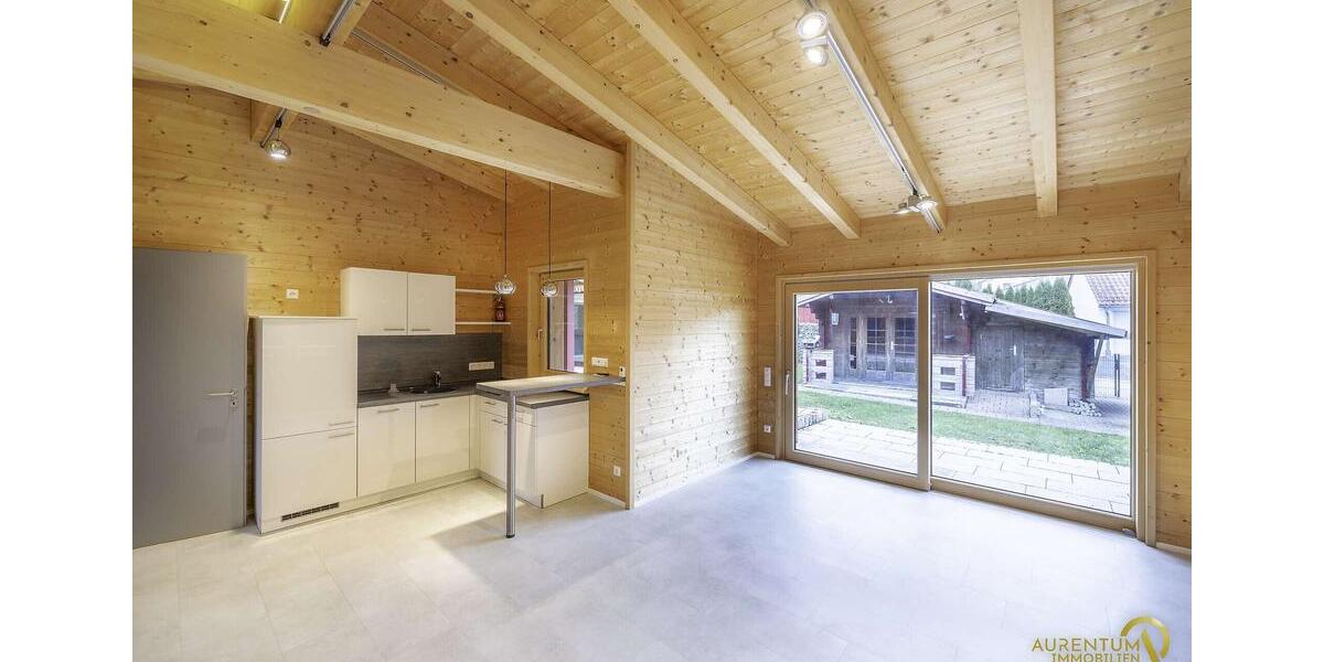 Attraktiver KfW40-Massivholzbungalow mit Garten, moderner Ausstattung zur Miete 2 zimmer