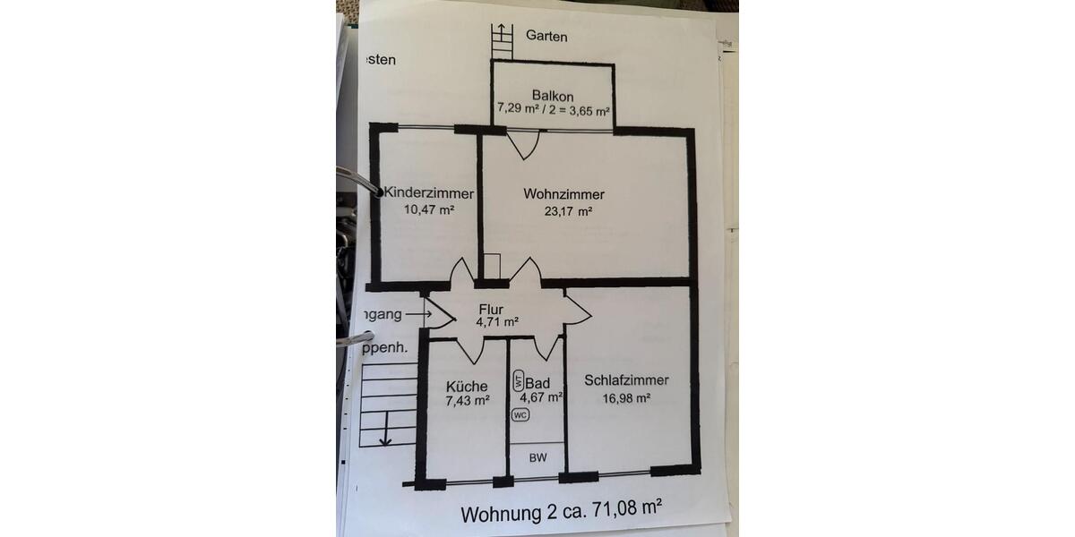 Erdgeschoßwohnung Wolfenbüttel Adersheim - 3 Zimmer, 71 m&sup2;, 190.000&euro; | Angebot:27114733