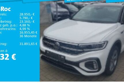 VW T-Roc 35.572 km 28.950 &euro; Frankfurt 60326