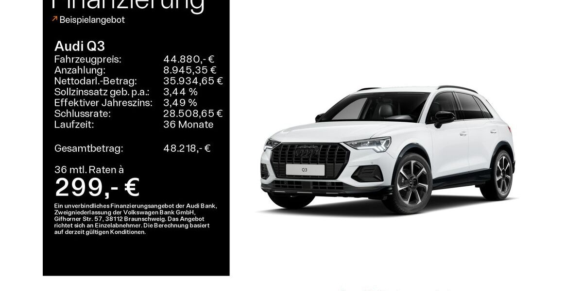 Audi Q3 12.472 km 43.270 &euro; Eisenach 99817