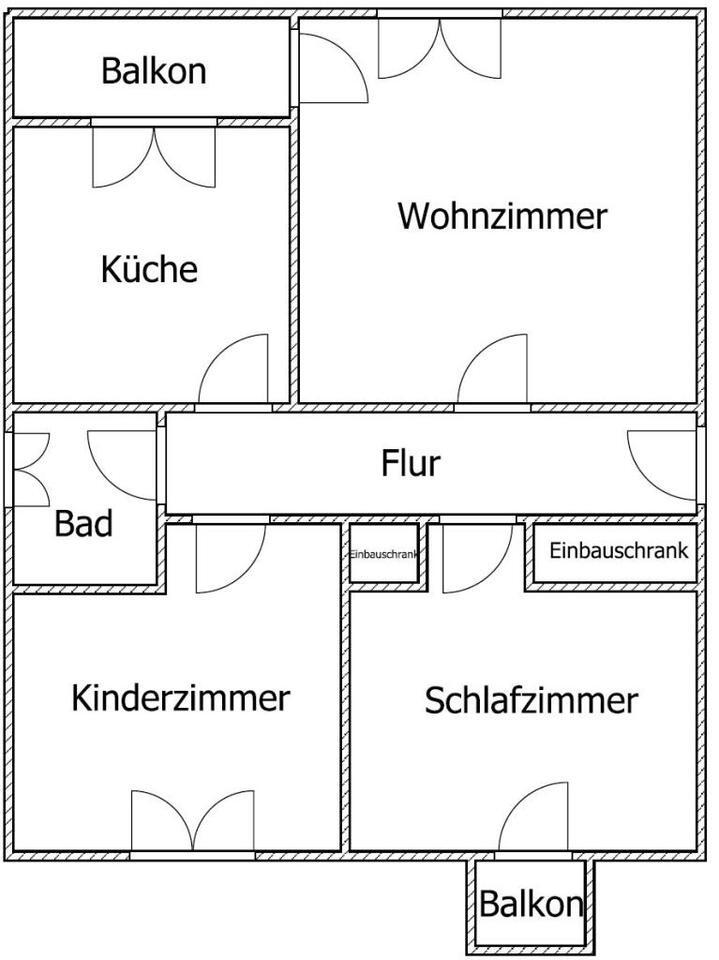 **Was will man mehr? +Balkon +frisch gestrichen +neuer Laminat +neues Tageslichtbad** zimmer