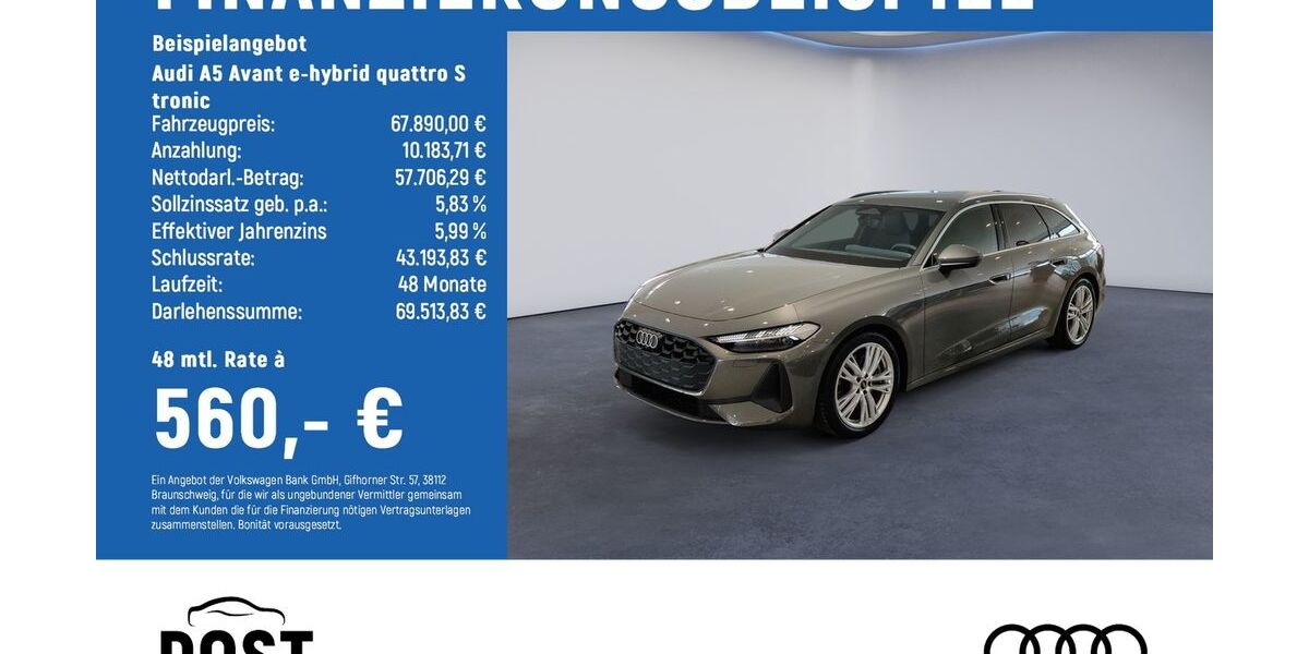 Audi A5 9.500 km 66.590 &euro; Hildesheim 31135