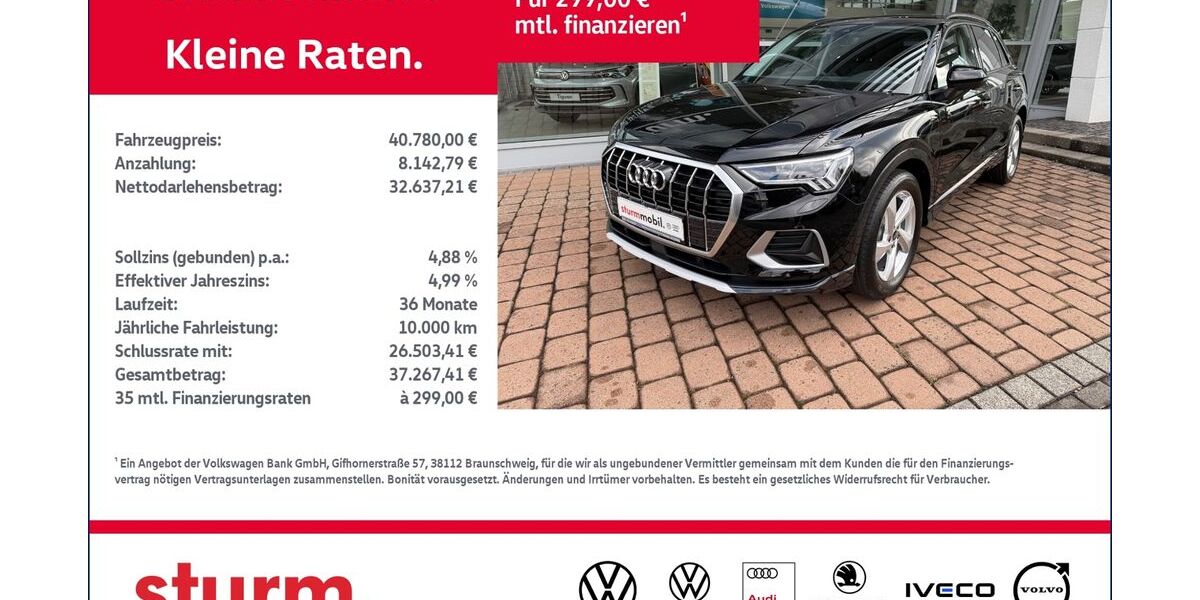 Audi Q3 9.000 km 40.780 &euro; Altenkirchen 57610