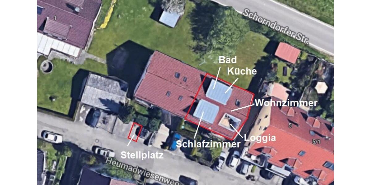 Dachgeschoßwohnung Ebersbach an der Fils - 2 Zimmer, 55 m&sup2;, 256.500&euro; | Angebot:24594613