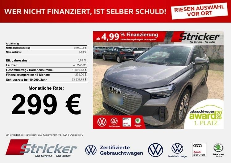 Audi Q4 e-tron 21.456 km 30.949 &euro; Horn-Bad Meinberg 32805