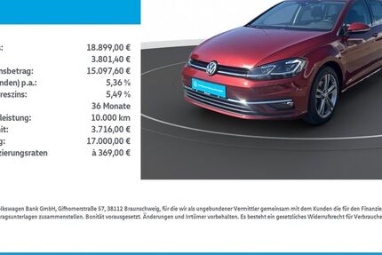 VW Golf 69.975 km 18.479 &euro; Leinefelde-Worbis/DE 37327
