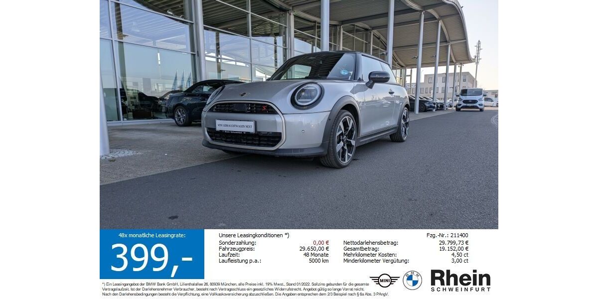 Mini Cooper S 24.718 km 27.690 &euro; Schweinfurt 97424