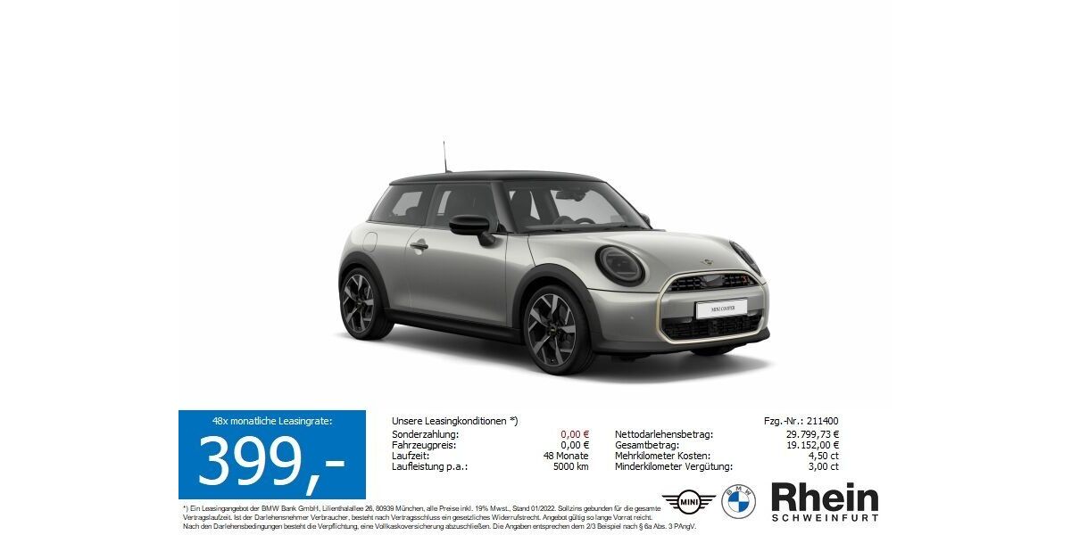 Mini Cooper S 24.718 km 29.650 &euro; Schweinfurt 97424