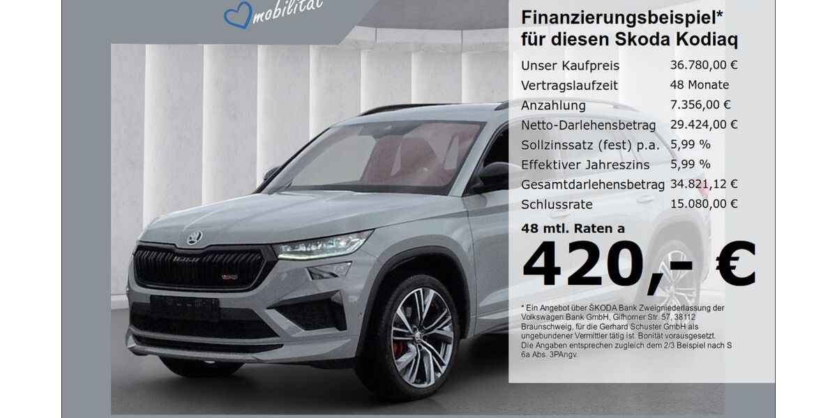 Skoda Kodiaq 76.477 km 36.780 &euro; Ruhstorf 94099