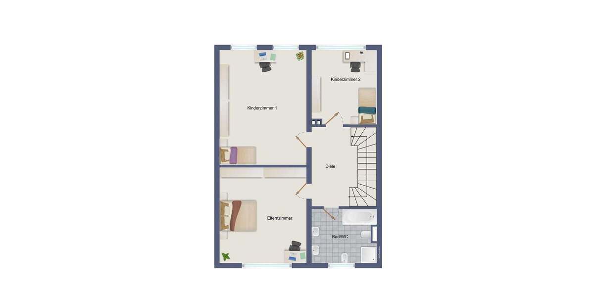 Reihenmittelhaus Mülheim an der Ruhr Heißen-Fulerum - 5 Zimmer, 125 m&sup2;, 300.000&euro; | Angebot:24990522