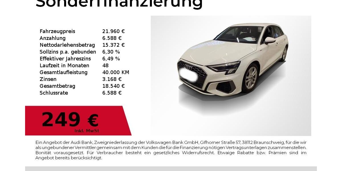 Audi A3 120.950 km 21.280 &euro; Höchstadt an der Aisch 91315