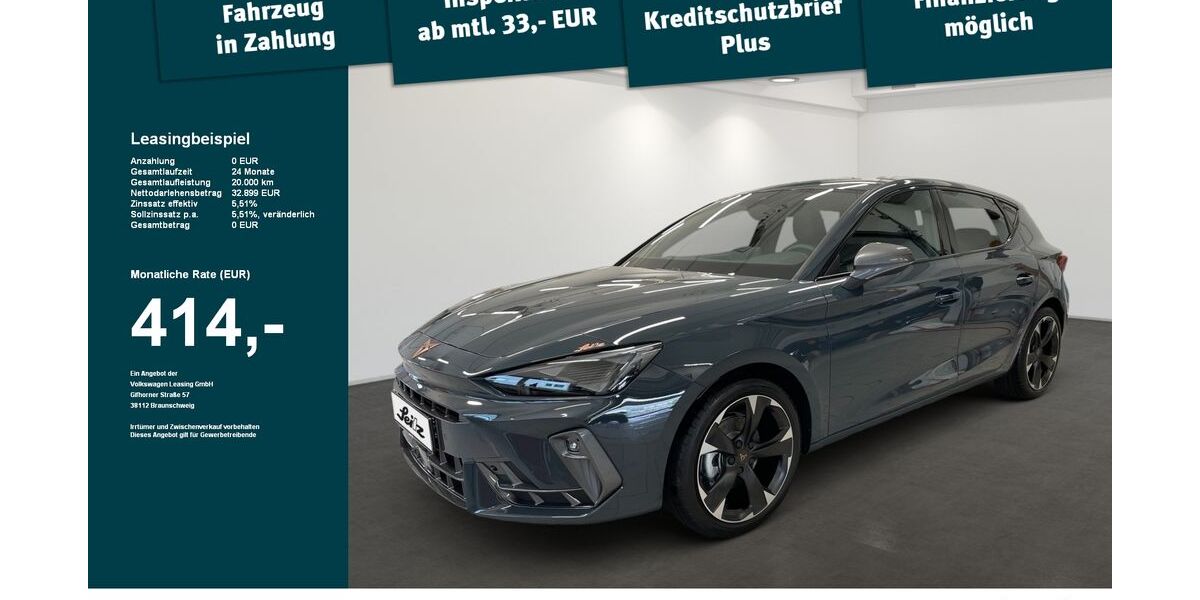 Cupra Leon 9.999 km 33.570 &euro; Lindenberg 88161