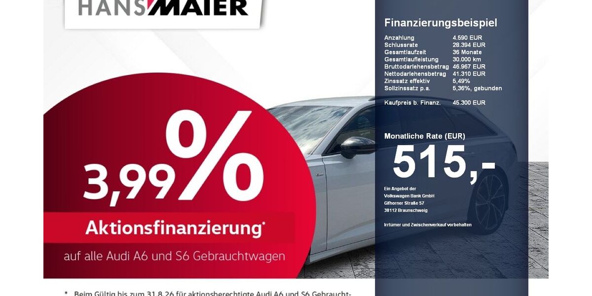 Audi A6 55.366 km 45.300 &euro; Erding 85435