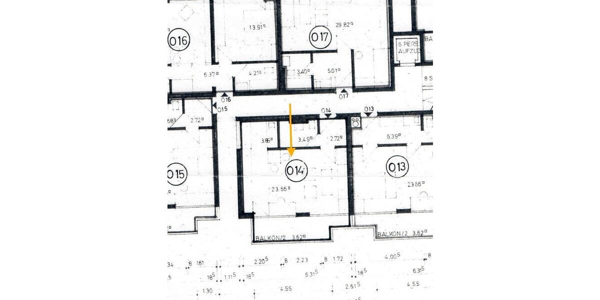 Etagenwohnung Freiburg im Breisgau Betzenhausen - 1 Zimmer, 37 m&sup2;, 199.950&euro; | Angebot:27118143