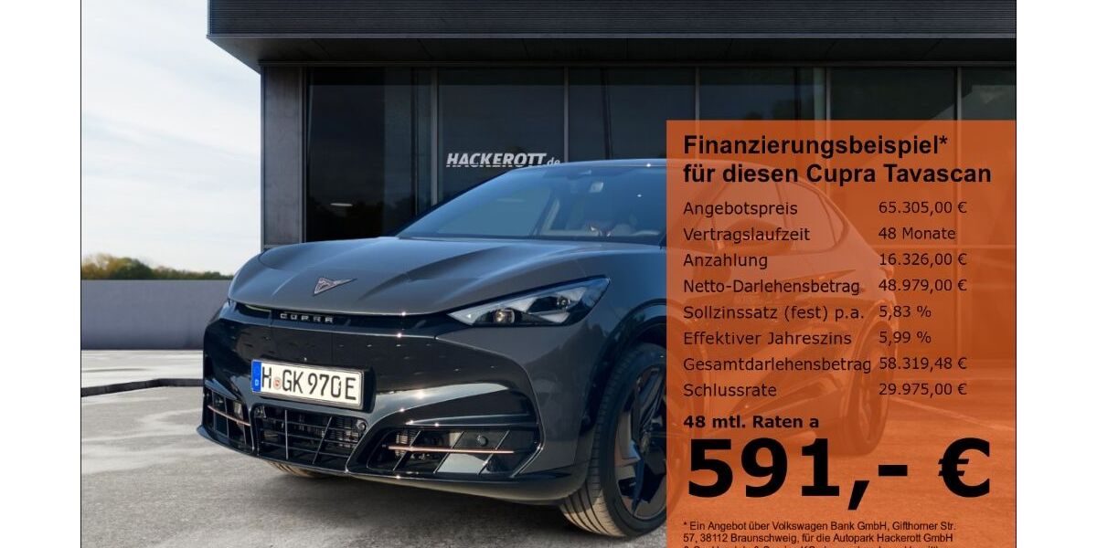 Cupra Tavascan 14.098 km 46.980 &euro; Hannover 30165