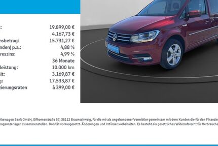 VW Caddy 104.436 km 19.899 &euro; Leinefelde-Worbis/DE 37327